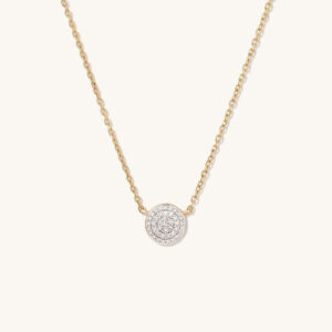 Diamond Round Necklace